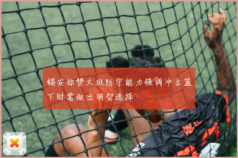 锡安称赞文班防守能力强调冲击篮下时需做出明智选择