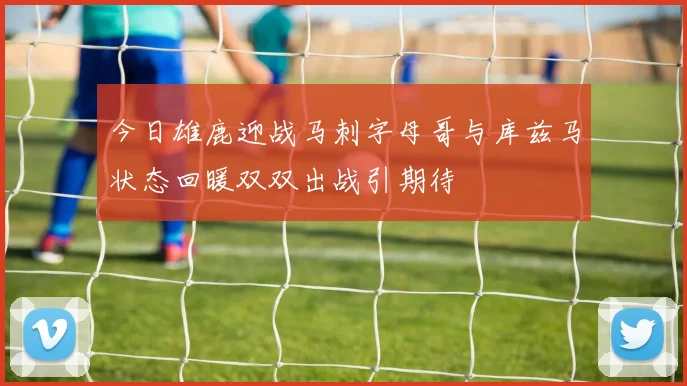 今日雄鹿迎战马刺字母哥与库兹马状态回暖双双出战引期待